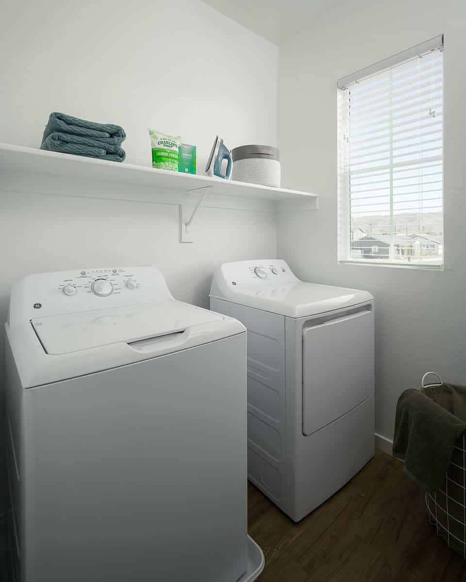 Laundry room with appliances