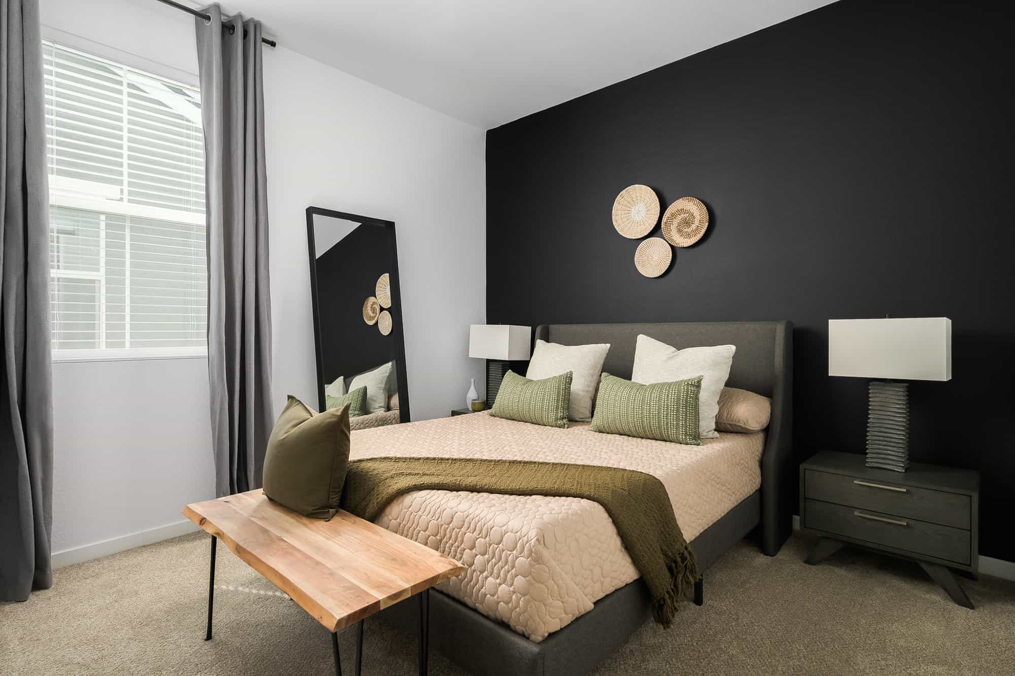 Bedroom with furniture