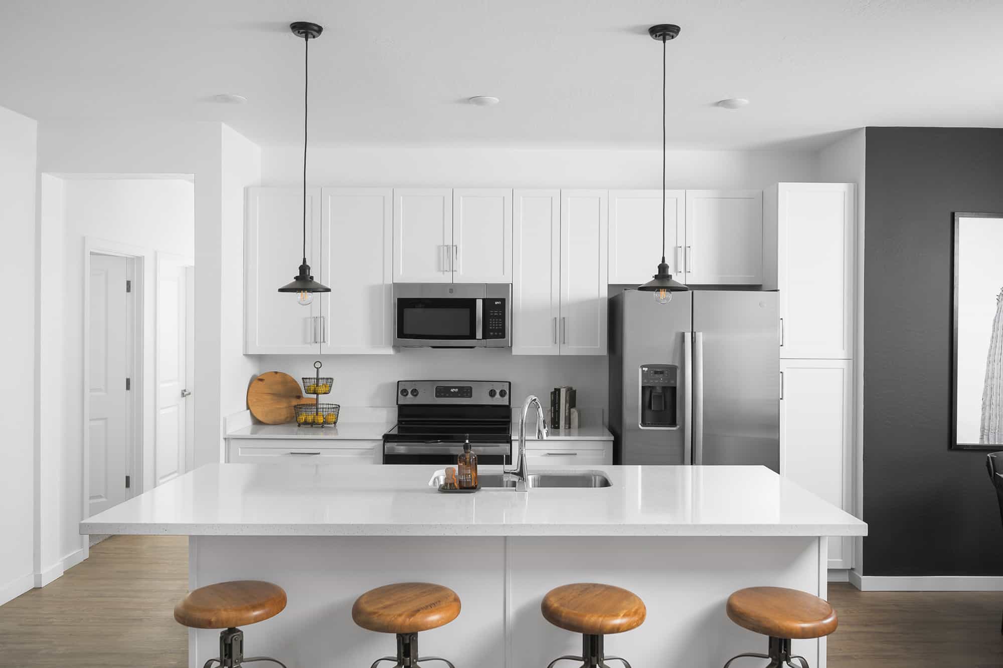kitchen island with seating