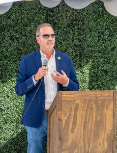 City of Lincoln Mayor Paul Joiner at Ribbon Cutting Ceremony at Cyrene at Meadowlands in Lincoln, California