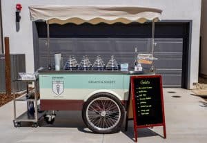 Gelato Cart at Leasing Launch Block Party at Cyrene at Meadowlands in Lincoln, California