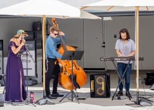 Jazz Trio at Leasing Launch Block Party at Cyrene at Meadowlands in Lincoln, California