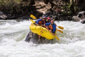 American River Rafting Troublemaker - OARS near Cyrene at Meadowlands in Lincoln, California